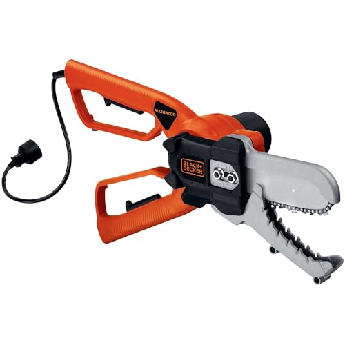 BLACK+DECKER Lopper Chain Saw, 4.5-Amp Pruner, Loppers for Tree Trimming Heavy Duty (LP1000)