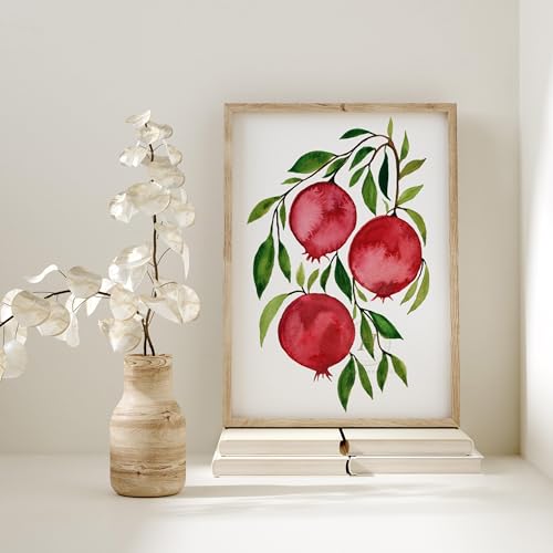 Tableaux d'art mural grenade affiche de fruit décoration 60x90