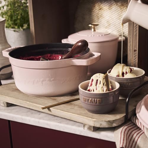 Image of Staub Cast Iron 4-qt Round Dutch Oven - Peony Pink