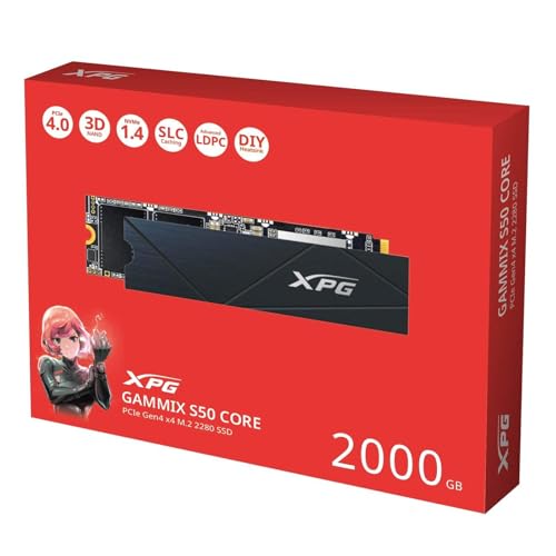 ADATA SSD 2.0TB XPG GAMMIX S50 Core M.2 PCIe 4.0