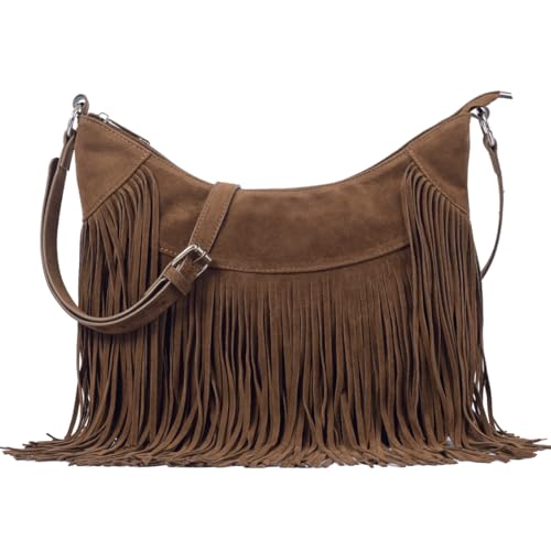 Sunwel Fashion Women Fringe Hobo Bag Western Purse...
