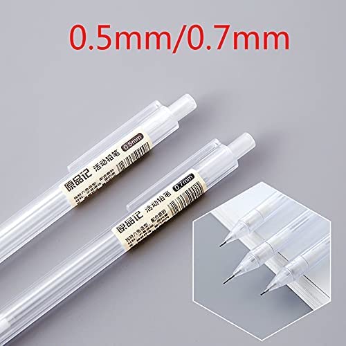 Amazon.co.jp: 透明0.5mm0.7mmグラファイト製図自動シャープペンシル
