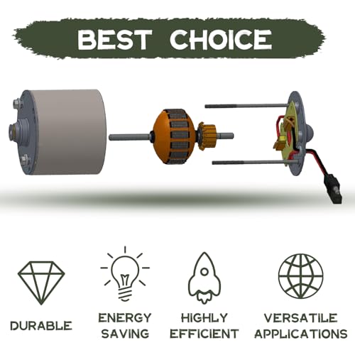 Highwild 12-Volt 1/4 Inch Shaft Feeder Replacement Motor thumb #3