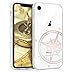 Produktbild kwmobile Hülle kompatibel mit Apple iPhone XR - Handyhülle - Handy Case Kompass Vintage Rosegold Transparent