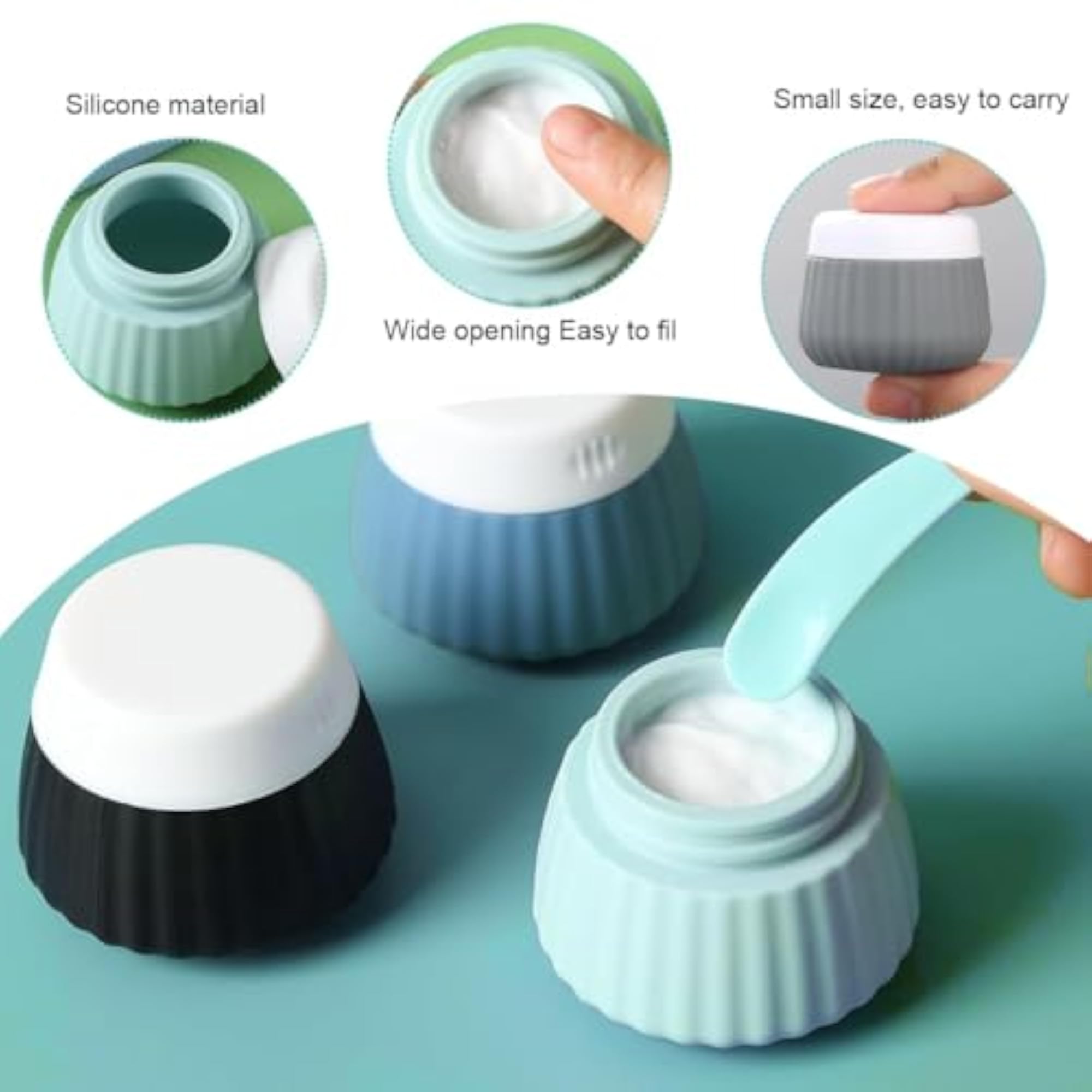 Travel Toiletry Containers Set, 8 Pc Travel Kit