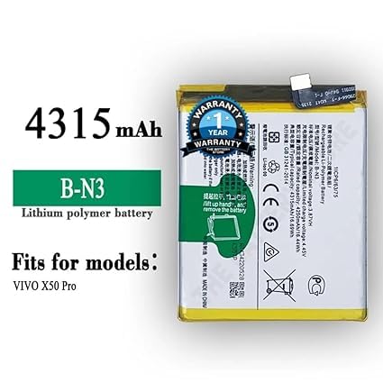 Image of THE BATTERY STORE OriginaI B-N3 Battery for Vivo X50 Pro Battery with 1 Year Warranty****(NN194)