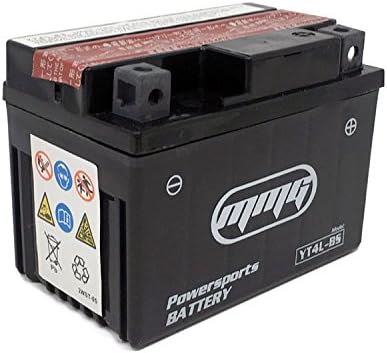 Miniatura 2 de MMG La batería de 12v de mantenimiento de alto rendimiento YTX4L-BS reemplaza GT4L-BS CYTX4L-BS ES4LBS