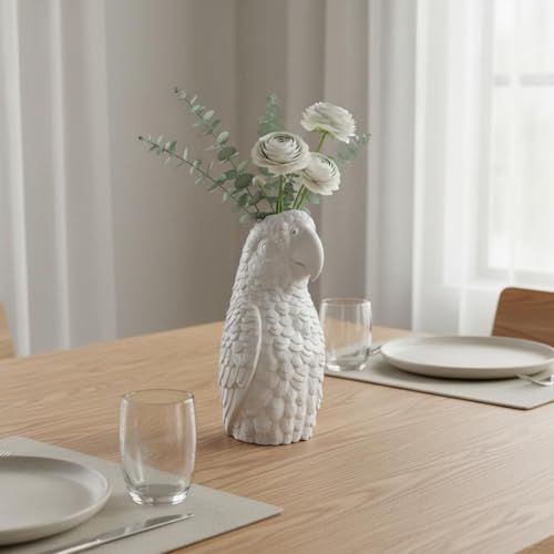 Vase oiseau or fait main stable et résistant pour sublimer vos meubles sans risque - 7