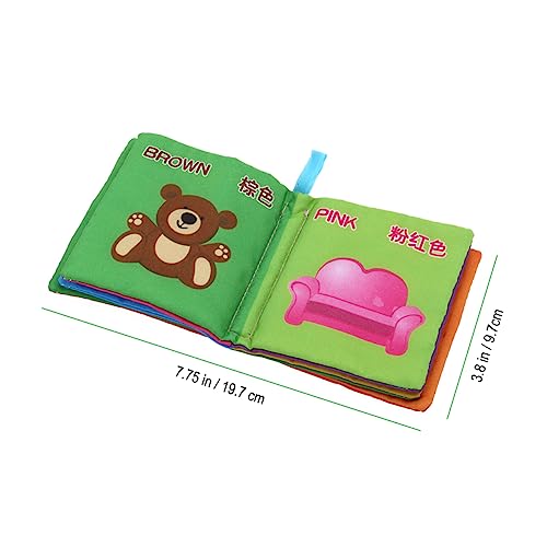 ibasenice Livros Educativos Livros De Pano Livro De Pano Blush Tons De Terra Livro De Pano Para