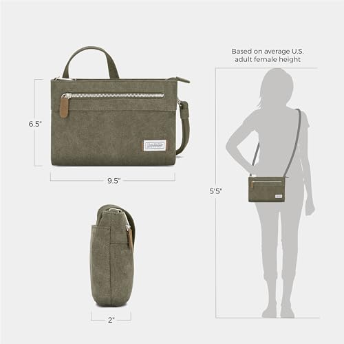Image of Travelon Women's Anti-Theft Heritage Small Crossbody Cross Body Bag