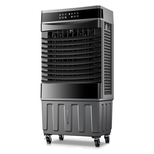 Raffrescatore evaporativo portatile, unità di climatizzazione 3 in 1 con serbatoio dell'acqua, timer di 12 ore per uso domestico e in ufficio, sistema di raffreddamento efficiente, ideale per ambient