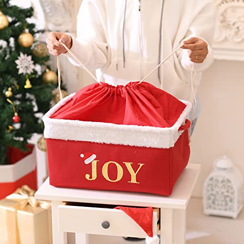 Inoughchristmasbasketsemptyredlargeholidaybasketswithhandlesforgiftsbabykidsnurseryroom  Urban Country Home Decor Inough christmas baskets empty red large holiday baskets with handles for gifts babykidsnursery room  urban country home decor