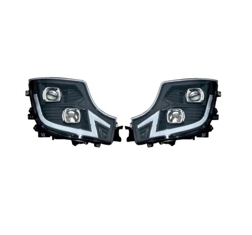 Phares LED 24V Mercedes Actros MP4 MP5 optiques haute performance