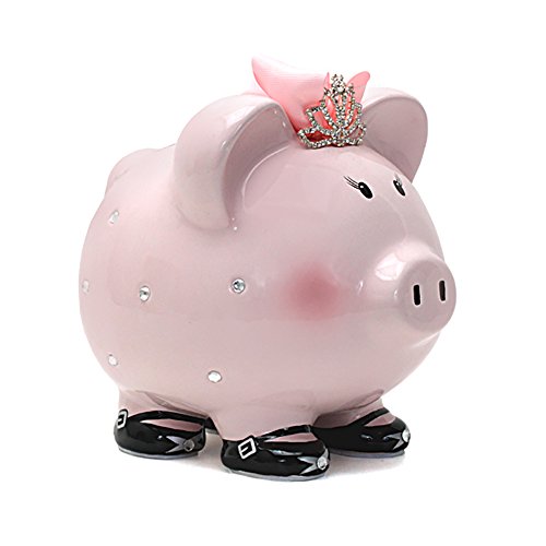 Child to Cherish Ceramic Piggy Bank for Girls, Princess by Child to Cherish - Used condition - US$13.69