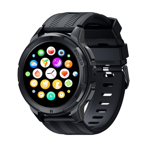 Hard Hat Watches - Rugged Smart Watch for Men, Foreman Smartwatch, Waterproof Digital Watch for The Toughest Jobs, with Fitness Trackers, Heart Rate Monitor, IP68, Pedometer, Workout Modes and More