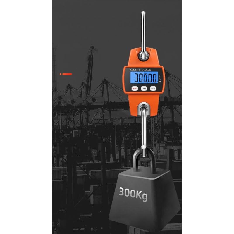 Electronic Hanging Scale Hook-Type Convenient Handheld Small-Sized Metal Hook Aluminum Alloy image 3