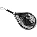 LAQI Color negro pesca mosca ahorro de pescado malla sin nudos durable trucha mano red aluminio aterrizaje redes