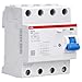 Produktbild ABB F204 B-25/0.3 FI-Schutzschalter Typ B  RCD 4-polig, 25 A, 300 mA, 10 kA, 4TE, allstromsensitiv, für PV-Anlagen & Frequenzumrichter 2CSF204568R3250