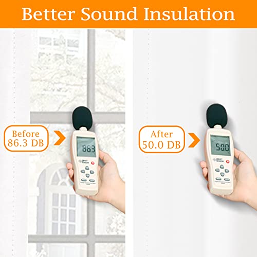 Lamit 100% White Blackout Curtains For Bedroom, 63 Inches Linen Textured Thermal Curtains Back Tab And Rod Pocket Burlap Panels With White Liner For Farmhouse/Living Room, 2 Panels, 52 X 63 Inch #TOP4