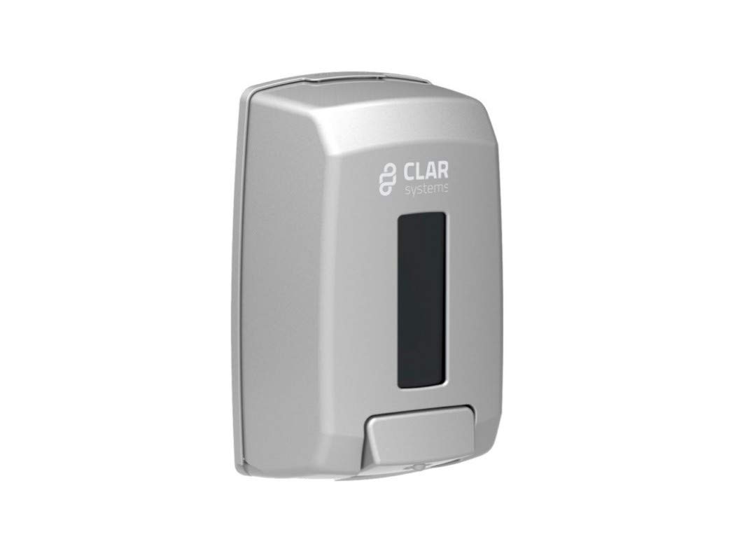 Clar SystemsBath Soap Dispenser, ABS, Silver, Grande