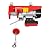 440 lbs Electric Hoist with Wireless Remote Control, 110V Winch for Garage, Warehouse, and Construction – 12m Lifting Height, Dual Line, Steel Wire Rope, 510W Motor, Easy Install