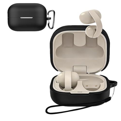 For �\�j�[(SONY) LinkBuds Clip �p�P�[�X�J�o�[ �u���[ WF-LC900 �P�[�X YILLIONS �_�炩�ȃV���J�Q���̃X�|�[�c�N�[���ȃf�U�C�� �Ռ��z�� �h�� �h�o �y�� �����h�~�p�̃t�b�N�𓋍ڂ��� �X�����\�t�g �P�[�X �J�o�[