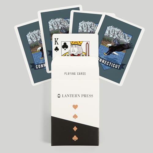 Baraja de Poker Connecticut Eagle Fishing 52 cartas miniatura 6