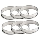 Photo Gallery ultechnovo 6 pezzi per mousse acciaio inossidabile stampi riutilizzabili per dolci biscotti e torte design ergonomico e leggero per cucina professionale Photo Gallery ultechnovo 6 pezzi per mousse acciaio inossidabile stampi riutilizzabili per dolci biscotti e torte design ergonomico e leggero per cucina professionale