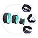 BRIGHTFUFU Yoga Wheel Set Fitness Roller for Back Pain Relief and Stretching Includes and Yoga Assist Accessory for All Levels