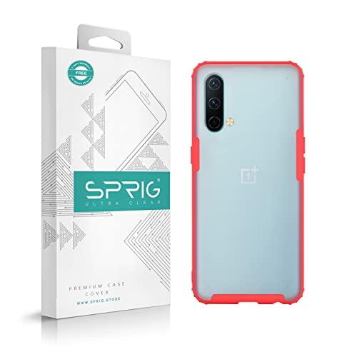 Image of SPRIG Compatible with Realme GT Master Edition 5G Phone Matte Premium Back Cover Drop Tested Shock Proof Mobile Case for Men, Women, Boys and Girls with Camera Protection (Red)