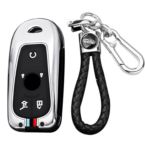 Coque de protection pour clé de voiture intelligente Opel Buick en alliage de zinc