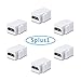 HDMI Keystone Jack, AVACON 5 Pack HDMI Keystone Insert Female to Female Coupler Adapter (White)