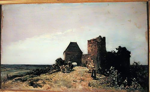 Art tableau Ruines du château de Rozemont pour décoration murale salon