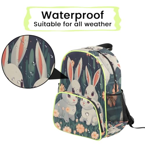 Sac à dos décontracté motif lapin le cadeau de Pâques idéal - 4