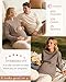 Oakgarden Women's Zipper Nursing Sweatshirts, Oversized Casual Waffle Knit Breastfeeding Pullover Tops Pregnancy Mama Clothes(Coffee,Large)