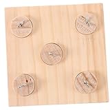 BESPORTBLE Papageienspielzeug Aus Holz Vogel Knabberspielzeug Haustierzubehör Kauspielzeug Für Papageien Spielzeug Für Vogelerziehung