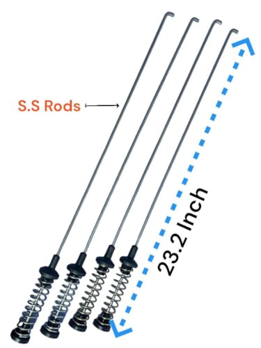 Image of Compatible with 6kg,6.5 kg Top Load I...F...B.. Washing Machine Suspension Rods (23.2 Inch) Set of 4