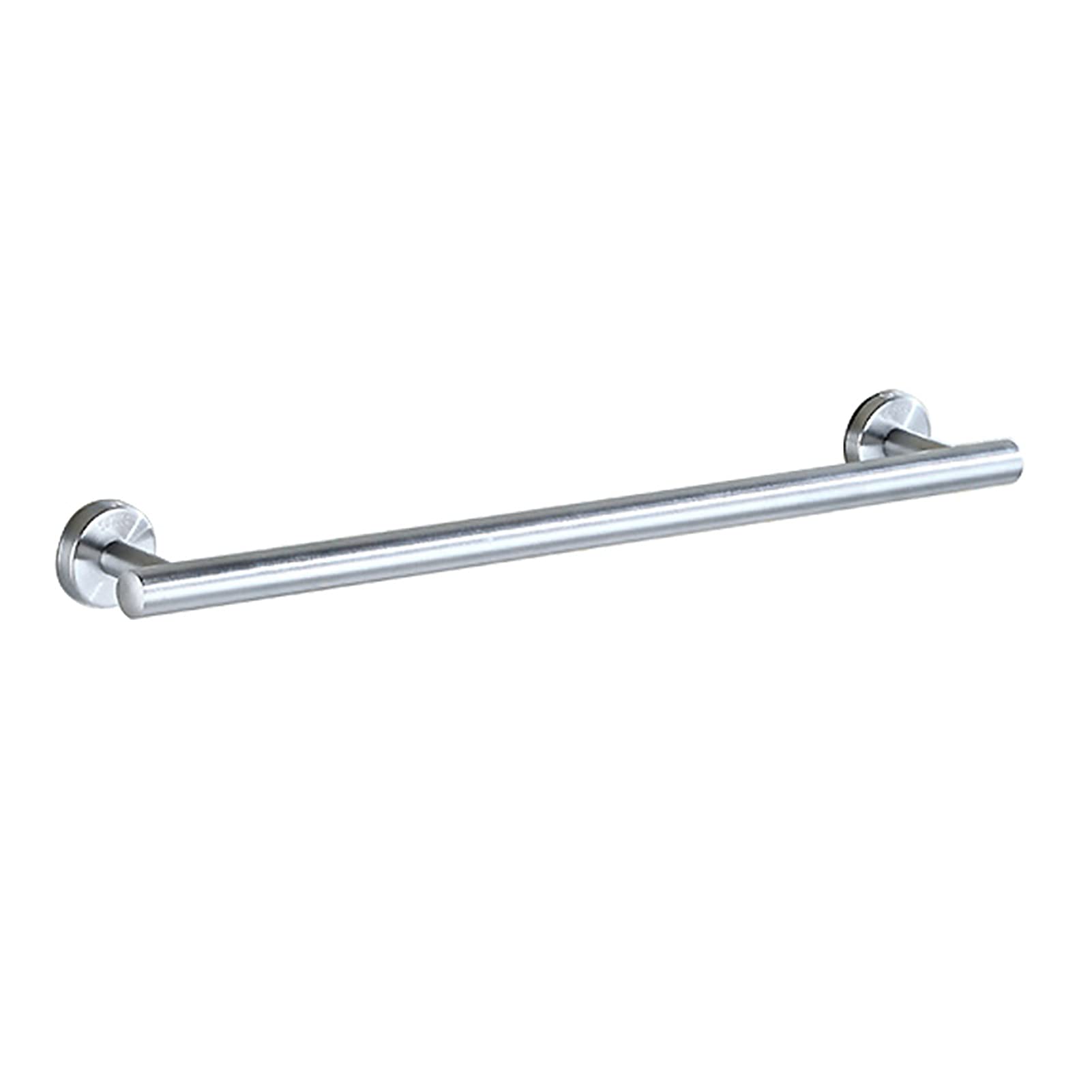 LMYSXAOZ Lengthen Towel Bar Rails, SUS 304 Stainless Steel Wall Mounted Rod, 60CM,80CM,120CM, Round Rack for Bathroom Hardware and Kitchen, Brushed Silver Finish (Size : 120cm)