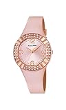 Reloj analógico Calypso para Mujer con Pantalla Oro Rosa y Correa de Piel Oro Rosa (Mecanismo...