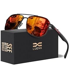 Orange Red Lens/Matte Black Frame and Arm