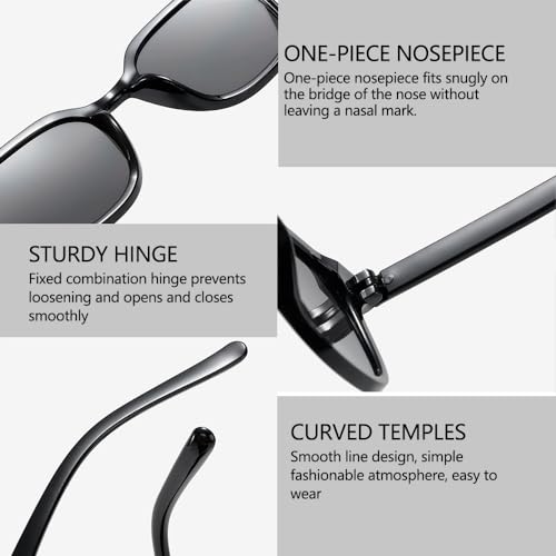 3 Pack 80s Party Sunglasses Bulk Mirrored Sunglasses Party Favors Glasses Retro Sunglasses Set4