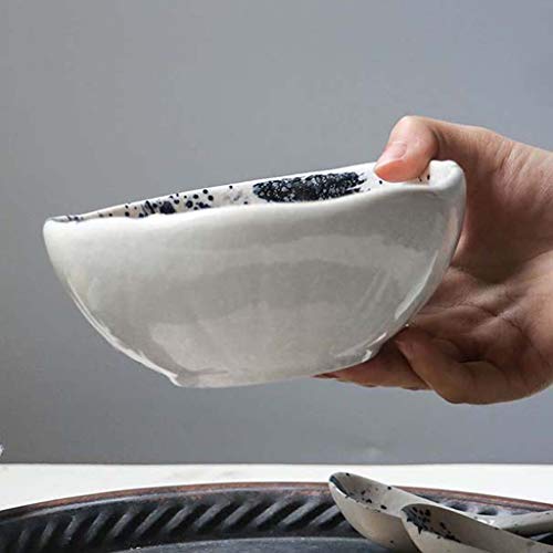 5,5 pollici Ciotola di riso in stile giapponese Insalatiera in ceramica, adatta per Risottiera Ciotola per colazione Ciotola per minestra Ciotola per dessert | Stoviglie da ristorante