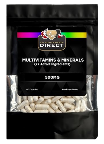 Image of AW Multivitamin | 120 High Strength Multivitamin Tablets for Men & Women with 27 Active Ingredients Including Vitamin C, Magnesium, Potassium, Vitamin E & More | Non-GMO & Gluten Free | Made in the UK