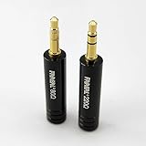 FAAEAL Conductor Earphone Impedance Plug 80 220 ohm Noise Cancelling Adapter 3.5mm Jack Professional Reduce Noise Filter Plug (220 Ohm and 80 Ohm)