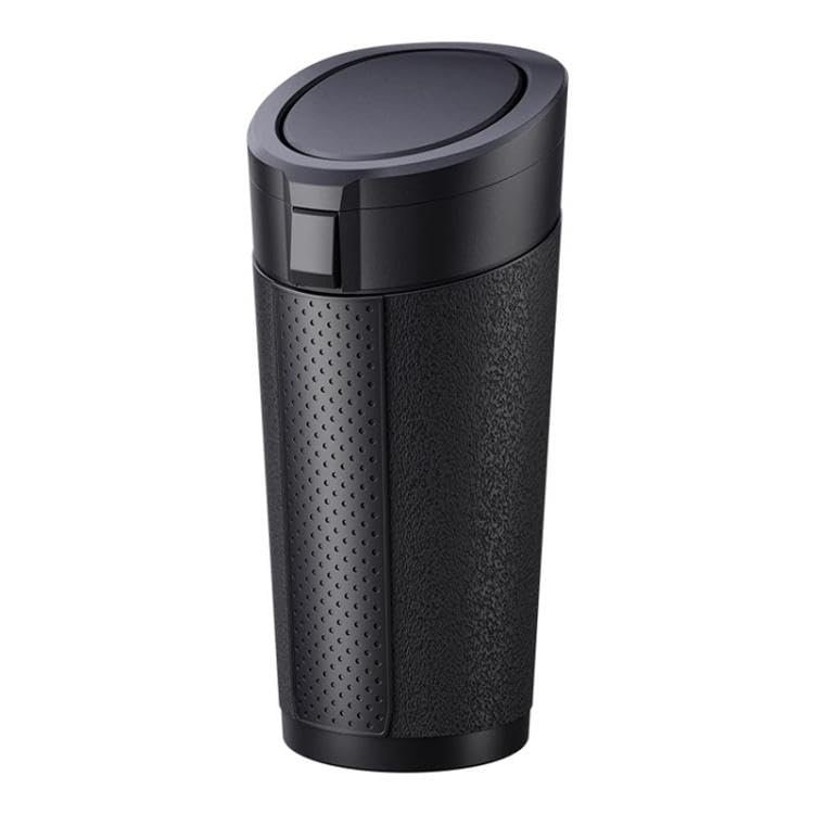 Image of RIGGEAR Car Trash Can for Cup Holder, Mini Waterproof Leakproof Car Dustbin with Flip Lid, Portable Garbage Bin (Black)