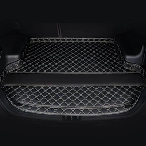 YHXUANTE Alfombrilla para Maletero De Coche De Lado Alto Cubierta Interior De Alfombra para Audi A6 Wagon 2007 2008 2009 2010 2011 2012 2013-2018 Estera Maletero (Color : Black Beige, Talla : A) Cover