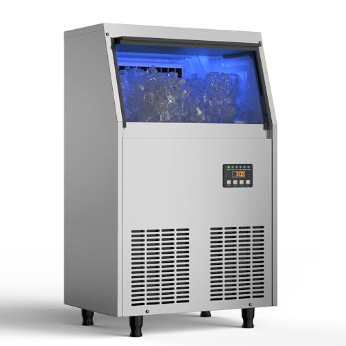 Máquina Comercial de Hielo Coolski, 200LBS/24H Bajo Mostrador miniatura 1