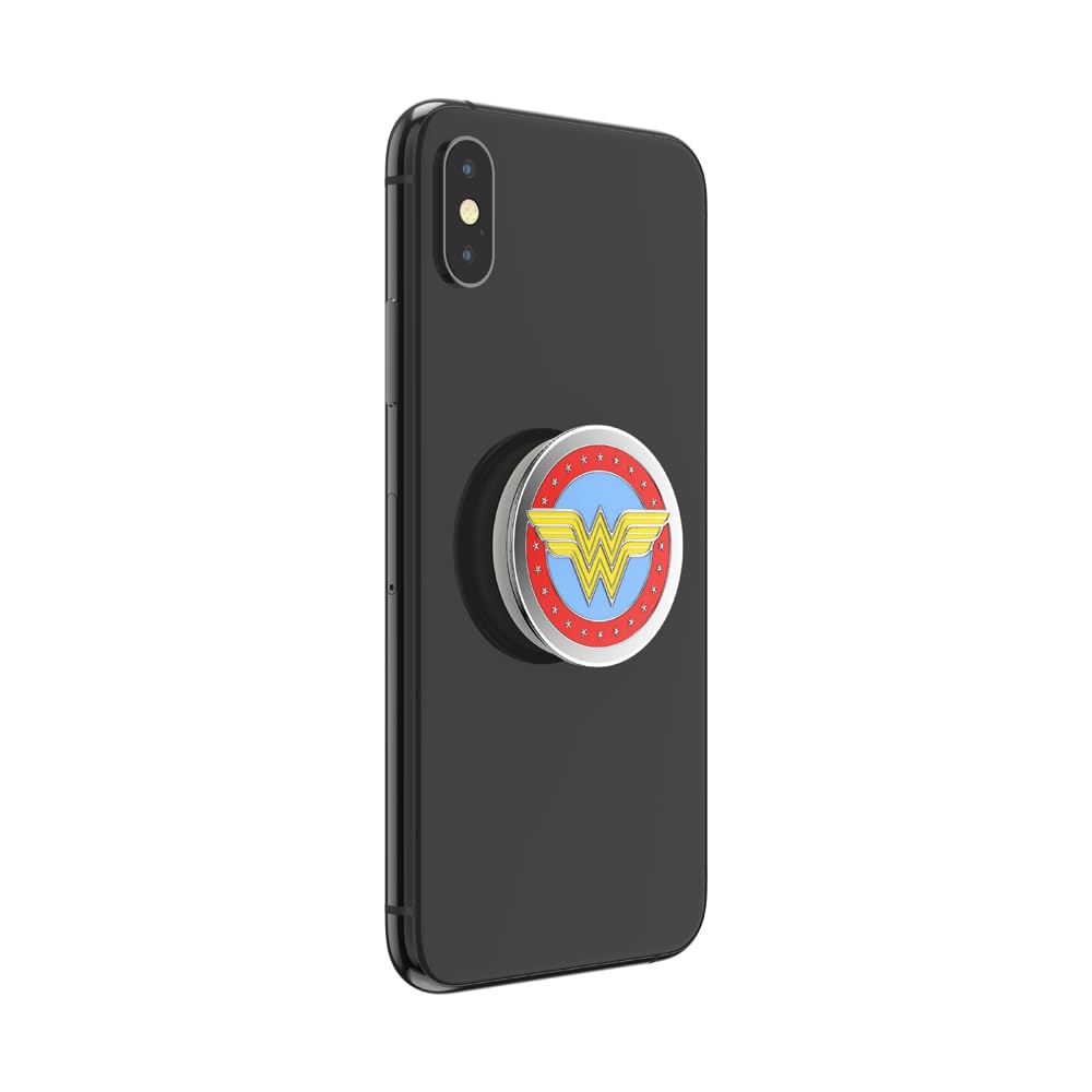 PopGrip PopSockets - Support & Grip Amovible Pour Téléphone - Design Wonder Woman Émaillé