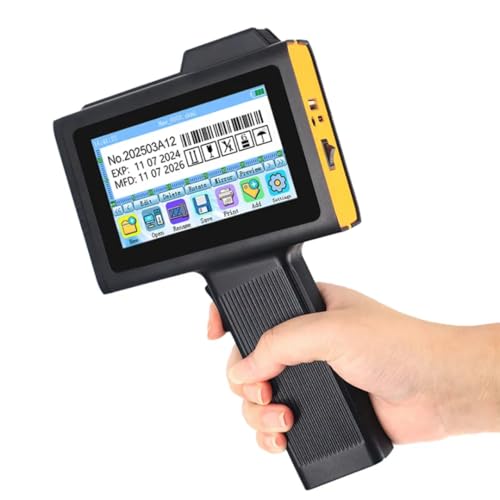 Image of New Upgraded Handheld Inkjet Printer with High Resolution Print Quality Inkjet Printer Digital Logo Date Number Tij Printing Machine
