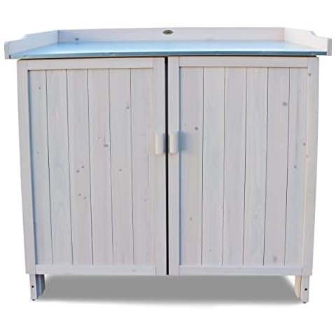 HABAU 3095 Lino Garden Table, Grey, 98 x 48 x 95 cm Cover